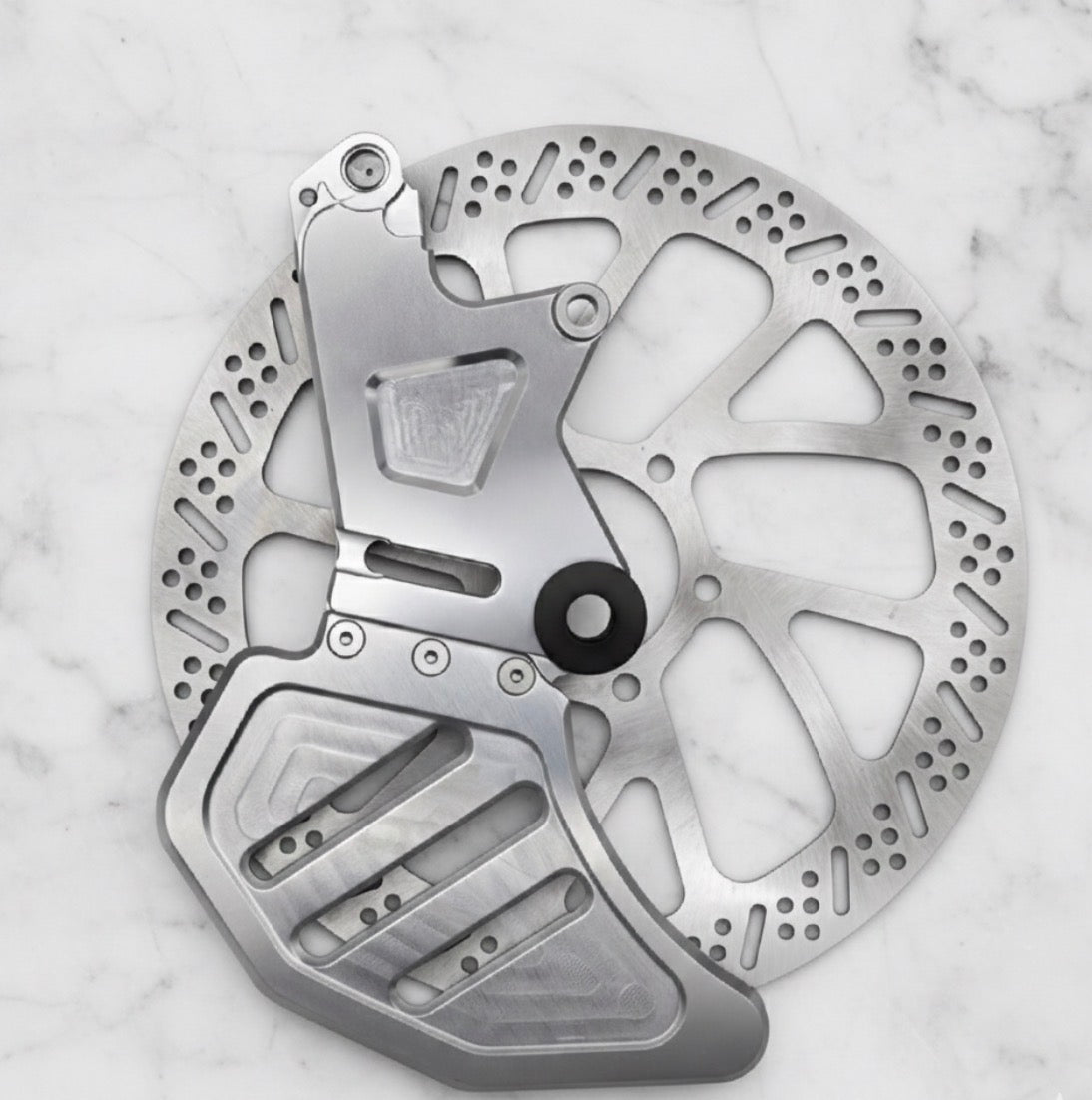 Rear Single Caliper Bracket & Rotor for Surron LBX/ERP