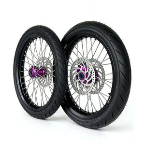 CUSTOMIZABLE MXR Supermoto Wheels featuring advanced design for electric motorcycles, enhancing performance and handling.