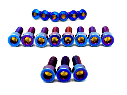 Titanium FastAce Fork Bolt Kits ALX13RC (2.0), AHX12RV (Gravitee), ALX32RC