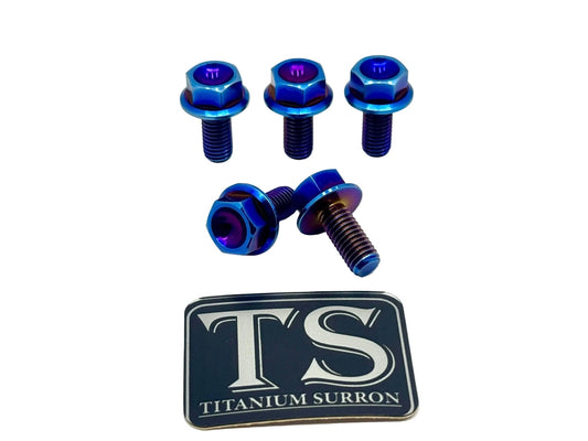 Titanium Rear Sprocket Bolts - E-Moto