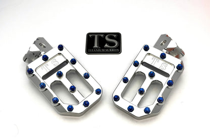 TS Custom Foot Pegs w/ Titanium Grips for Talaria and Altis