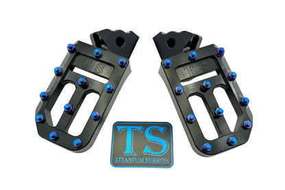 TS Custom Foot Pegs w/ Titanium Grips for Talaria and Altis